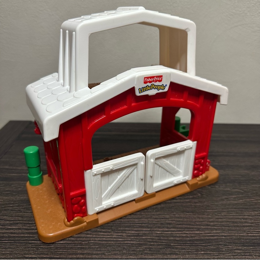 Fisher Price Little People 2002 Barn 2007 Tow n' Pull Tractor - Picture 4 of 13
